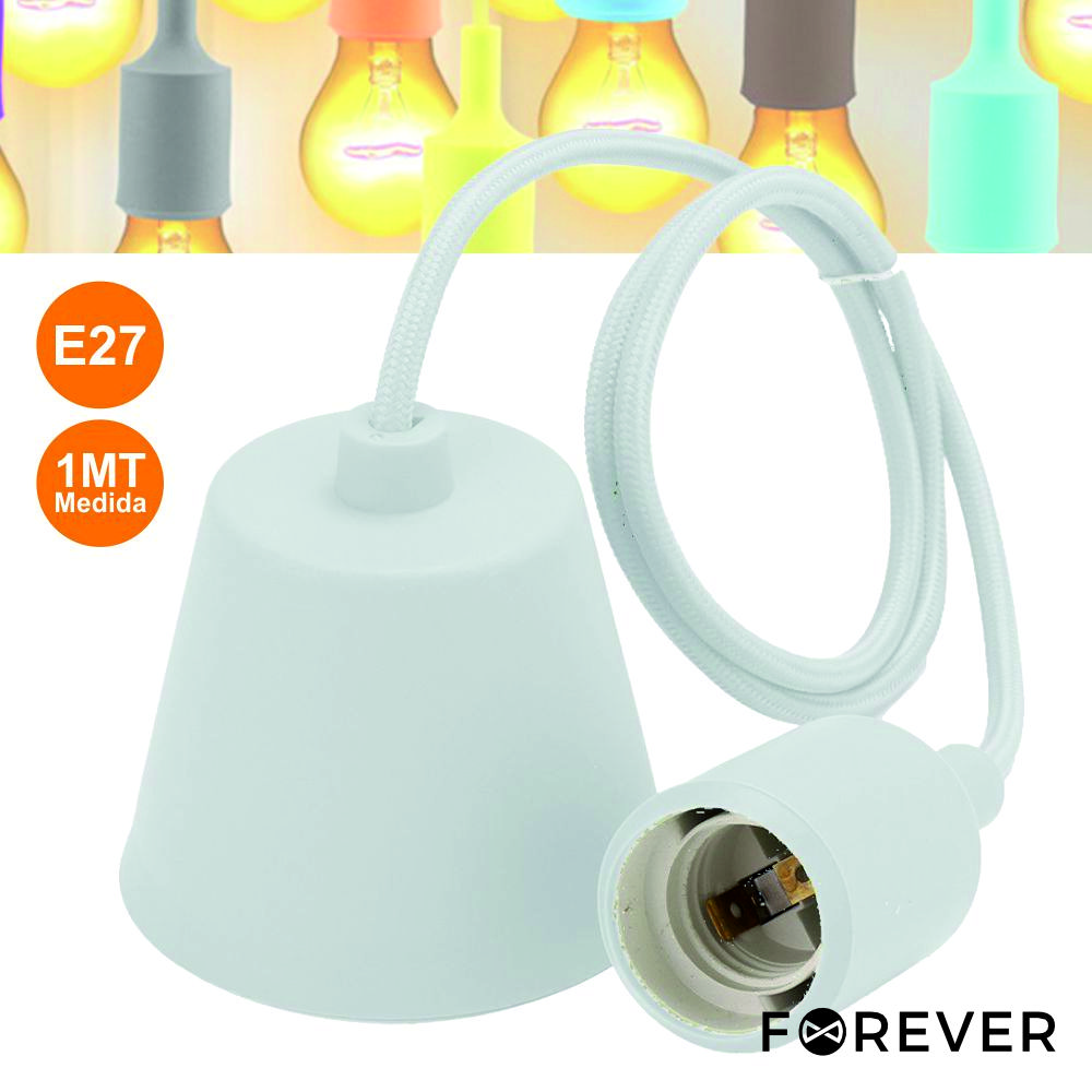 Cabo De Suspensão E27 Branco 1M - (SAMBA-WH)