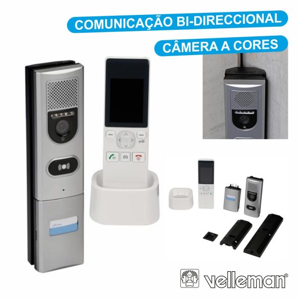 Vídeo Porteiro S/ Fios C/ Comando - (SCAMSETW5)