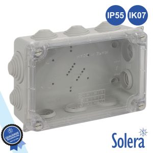 Caixa De Derivação Estanque C/ 10 Cones 153x110x65mm SOLERA - (SLR-716TP)