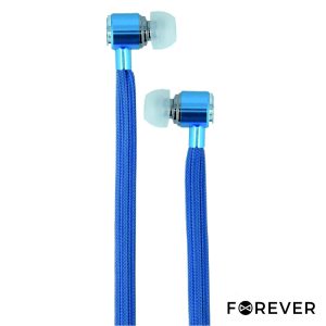 Auscultadores C/ Fios Stereo De Corda Azul FOREVER - (SW-110BL)