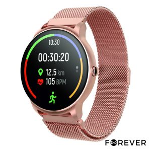 SmartWatch P/ Android iOS Rose Gold FOREVER - (SW-330RG)