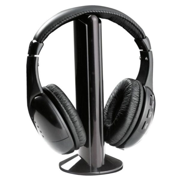 Auscultadores S/ Fios Stereo C/ Base E FM - (TH110)