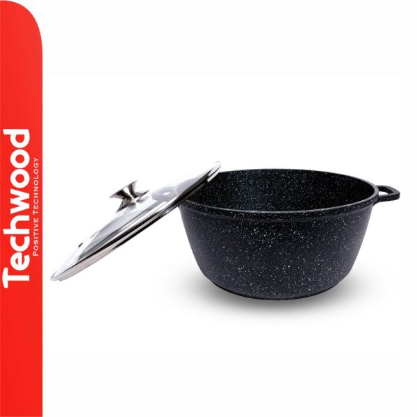 Panela Ø20cm Inox C/ Tampa Vidro Ménage TECHWOOD - Image 2