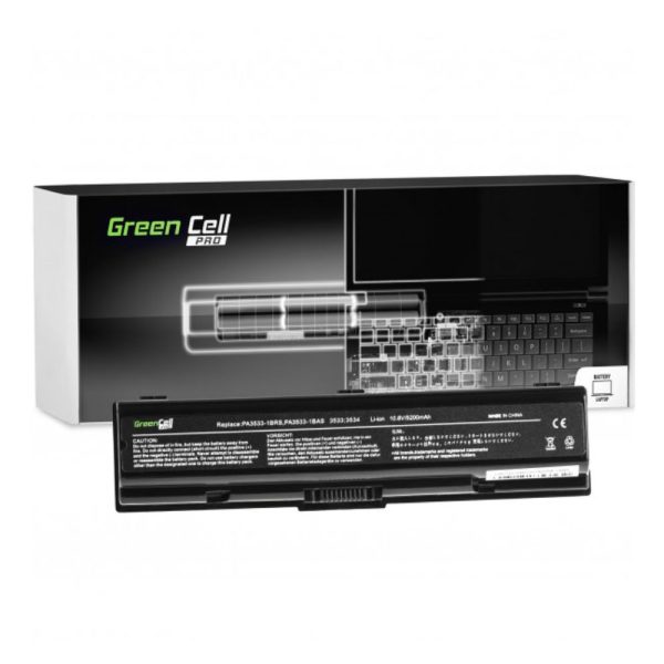 Bateria P/ Portátil Toshiba 5200mAh 10.8V GREEN CELL - (TS01PRO)