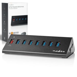Hub USB 8 Portas USB 3.0 QuickCharge - (UHUBUP3810BK)