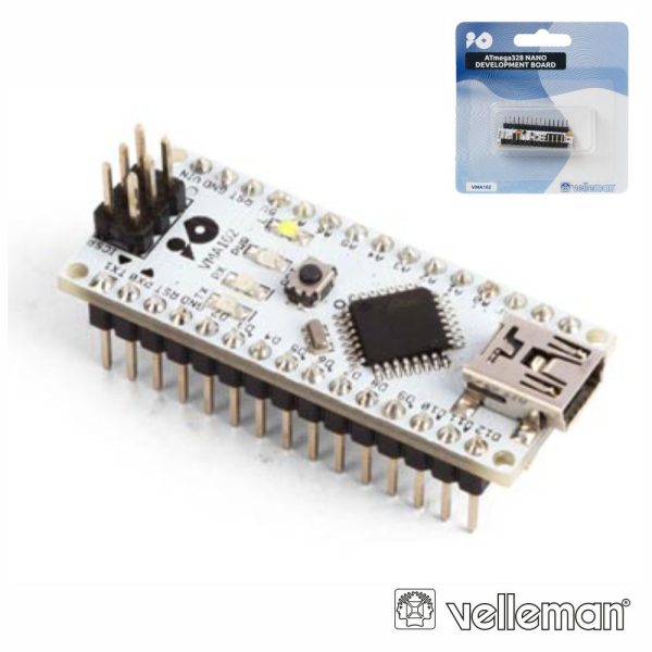 Placa De Desenvolvimento Nano Atmega328 VELLEMAN - (VMA102)