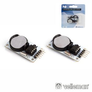 Módulo Relógio Tempo Real C/ Bateria Cr2032 2x VELLEMAN - (VMA301)