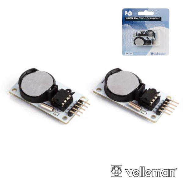 Módulo Relógio Tempo Real C/ Bateria Cr2032 2x VELLEMAN - (VMA301)