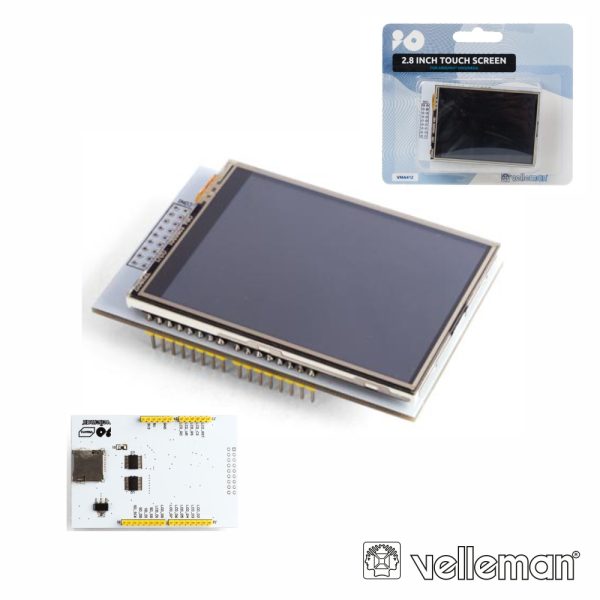 Tela De Ecrã 2.8" P/ Arduíno VELLEMAN - (VMA412)