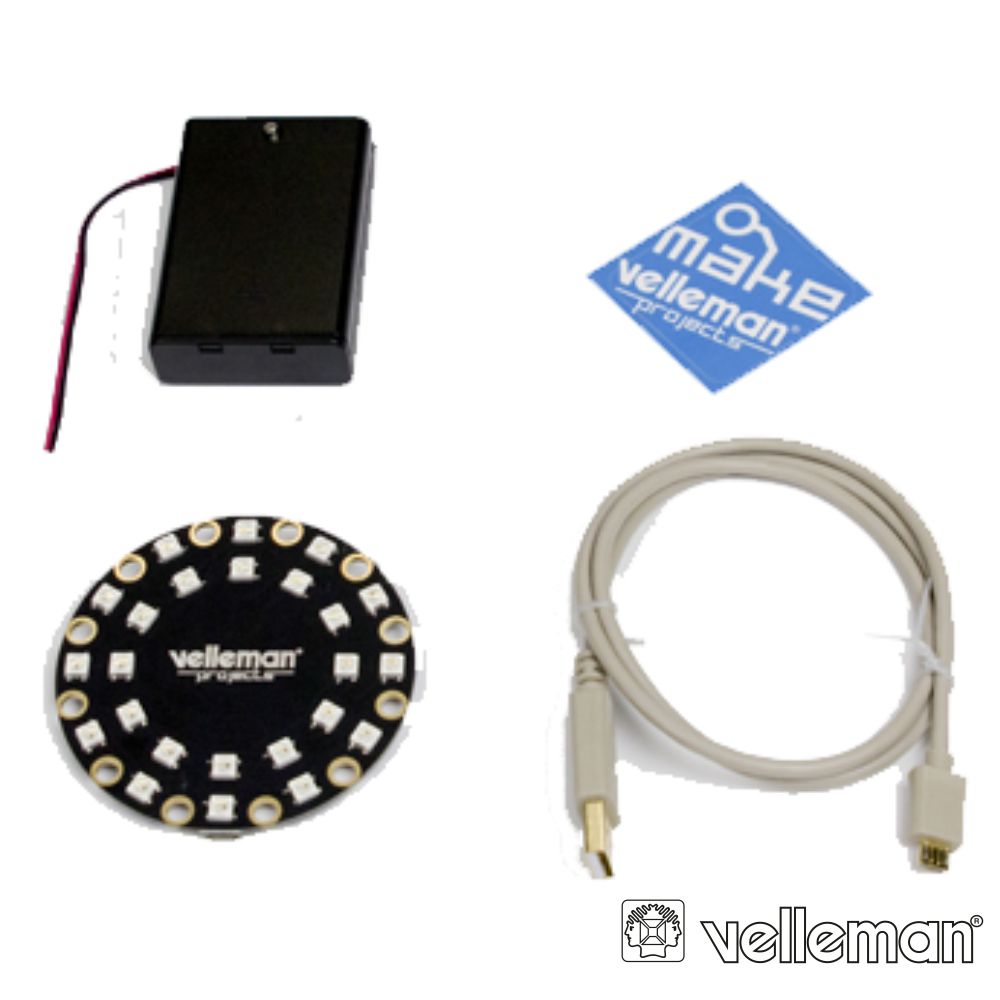 Módulo 24 LEDS RGB P/ Arduino Atmega32u4 VELLEMAN - (VMW100)