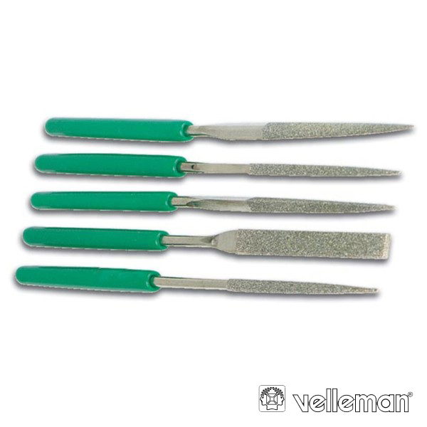 Conjunto De 5 Limas De Diamante VELLEMAN - (VTDF2)