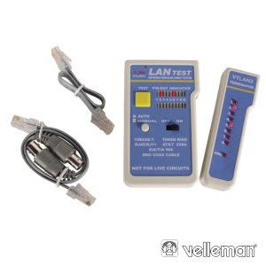 Testador De Cabos Rj45/Rj12/Rj11/Rj10/Bnc - (VTLAN3)
