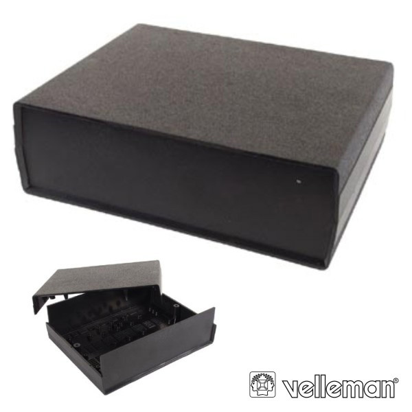 Caixa De Plástico Preta 200x160x65mm - (WCAH2505)