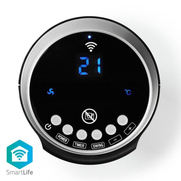 Aquecedor Inteligente Torre WIFI 2000W Preto - Image 2