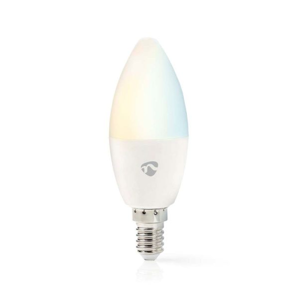 Lâmpada E14 Dimável 4.9W LED Vela 2700K-6500K WIFI 470lm - (WIFILRW10E14)