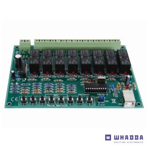 Placa USB Relé de 8 Canais WHADDA - (WMI8090)