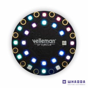 Placa de Desenvolvimento Vestível C/ 24 LEDS RGB WHADDA - (WMW100)