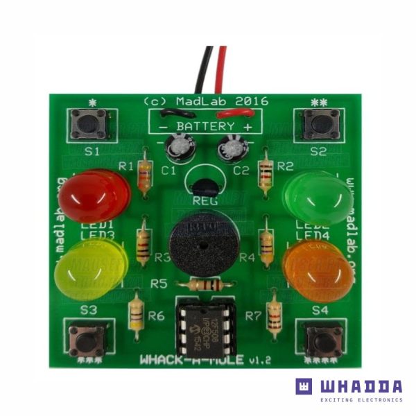 Kit de montagem MadLab 2 Jogos em 1 WHADDA - (WSG111)