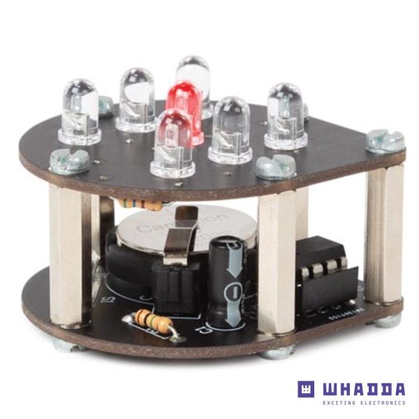 Kit de Montagem de Dado Eletrónico de Rolar WHADDA - Image 2