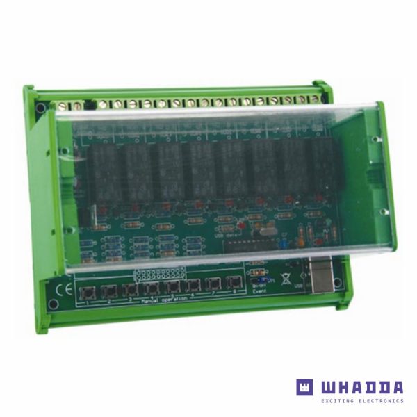 Placa USB Relé De 8 Canais WHADDA - Image 2