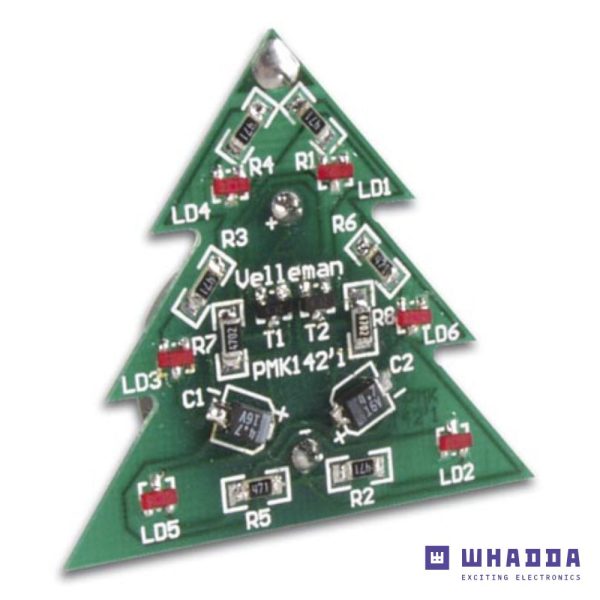 Kit Árvore de Natal 6 LEDS WHADDA - (WSSA142)