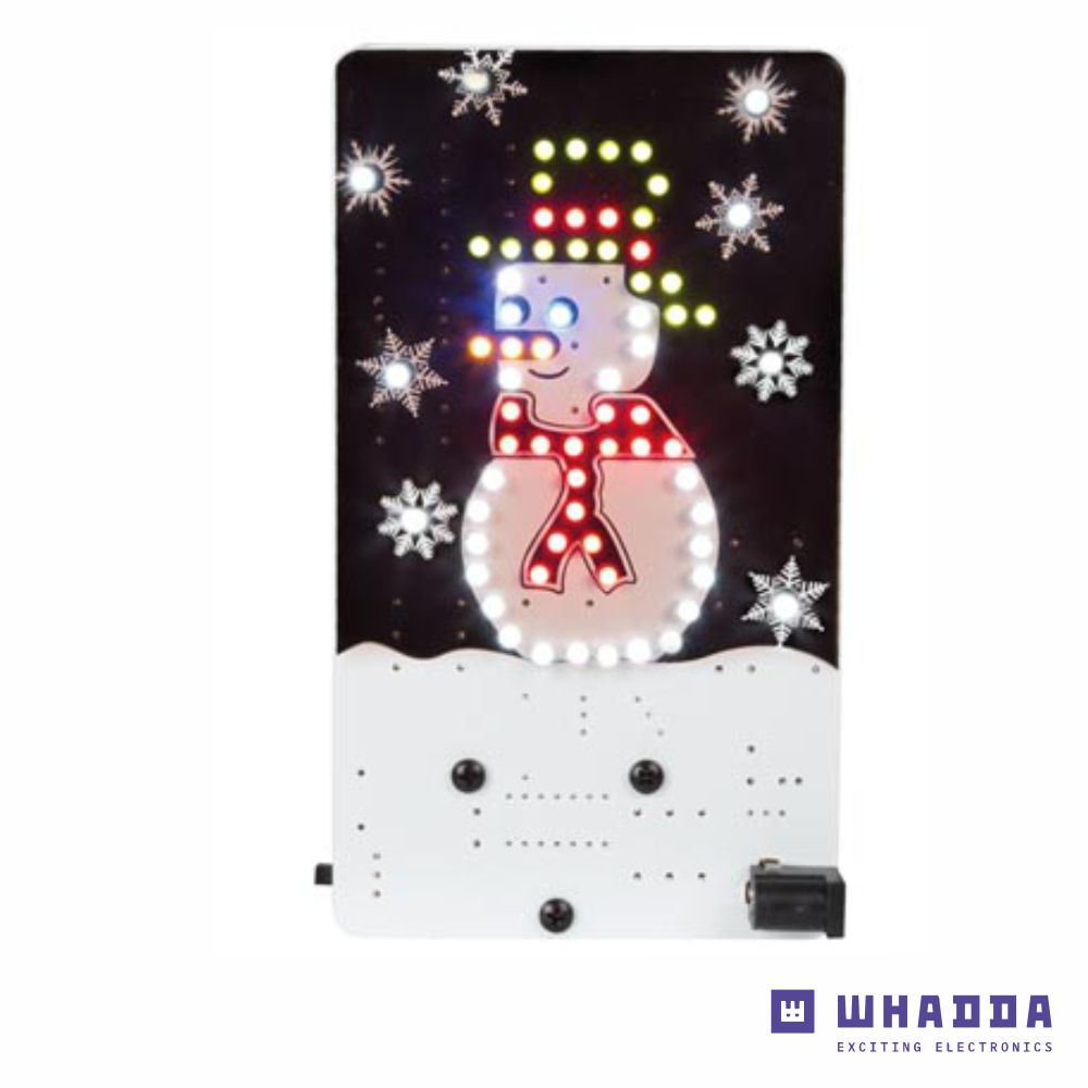 Mini Kit Boneco de Neve C/ 69 LEDS Coloridos WHADDA - (WSSA200)