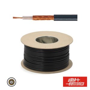 Cabo Eletronica 1 Condutor + Malha 1x0.56 °8mm Preto - (WTR105)