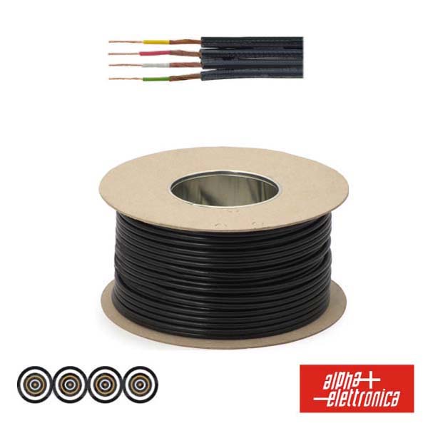 Cabo Eletronica 4 Condutores + 4 Malhas 4x0.14 Dim 3x13 - (WTR292)