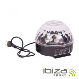Projetor Luz C/ 4 LEDS Astro E 4 LEDS Gobo RGBW DMX IBIZA - (ASTRO-GOBO)