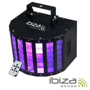 Projetor Luz Efeito Butterfly RGBWAP LED IBIZA - (BUTTERFLY-RC)