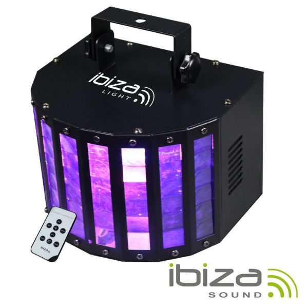 Projetor Luz Efeito Butterfly RGBWAP LED IBIZA - (BUTTERFLY-RC)