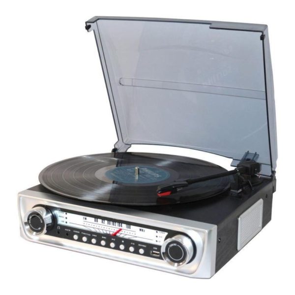 Gira-Discos 33/45/78RPM 2x20W - (TD13)