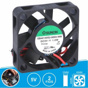 Ventoinha 5v 40x40x10mm 2 Fios Sunon - (VEN501)