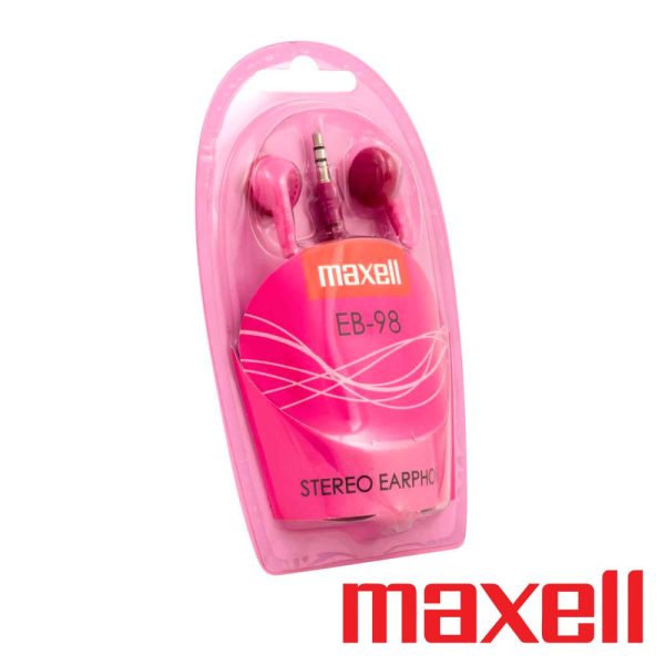 Auscultadores C/ Fios Stereo Rosa MAXELL - Image 2