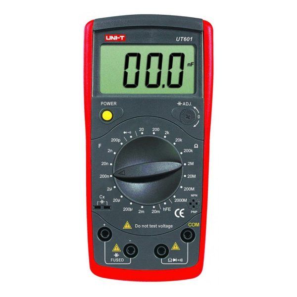 Capacimetro e Ohmimetro Digital 20mF 2000MOhm UNI-T - (UT601)