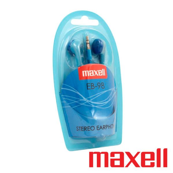 Auscultadores C/ Fios Stereo Azul MAXELL - Image 2