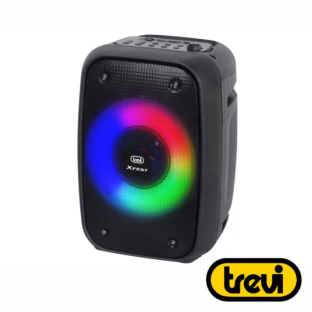 Coluna Amplificada 3" USB/BT/SD/FM RGB TWS TREVI - (XF150KB)