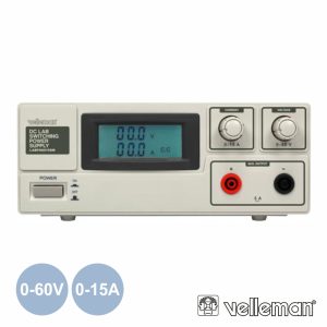 Fonte De Alimentação Digital 0-60v / 0-15a VELLEMAN - (LABPS6015SM)