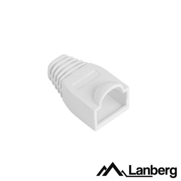 Capa Protectora P/ Conector RJ45 x100 Branco LANBERG - (PLB-1000-W)