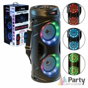 Coluna Bluetooth Portátil 80W BT/USB/FM/MicroSD TWS PARTY - (TEEN-VIBE)