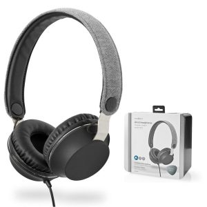 Auscultadores C/ Fios Stereo - (FSHP100GY)