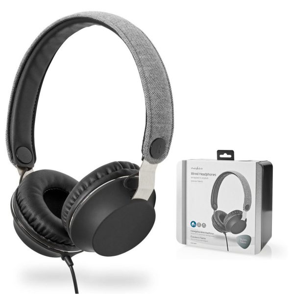 Auscultadores C/ Fios Stereo - (FSHP100GY)