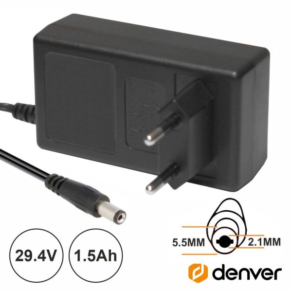 Carregador Universal 29.4V P/ Trotinete Elétrica DENVER - (SELA-20)