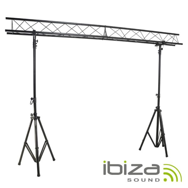 Suporte P/ Luzes 2 Barras 1.5-3m 12 Aparelhos IBIZA - (SLB04-MKII)