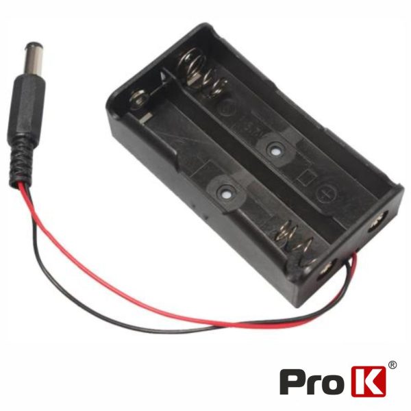 Suporte P/ 2 Pilhas 18650 PROK - (SUPBAT18650/2)