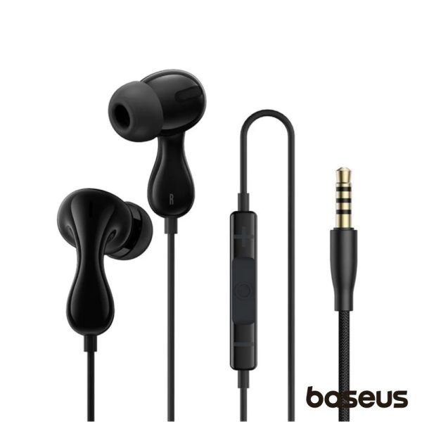 Auscultadores Stereo C/ Fios E Microfone Encok HZ20 BASEUS - (A00171500113-00)