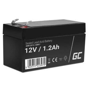 Bateria Chumbo AGM 12V 1.2A GREEN CELL - (AGM17)
