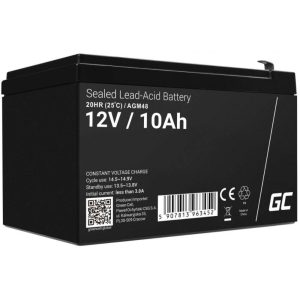 Bateria Chumbo Gel AGM 12V 10A GREEN CELL - (AGM48)