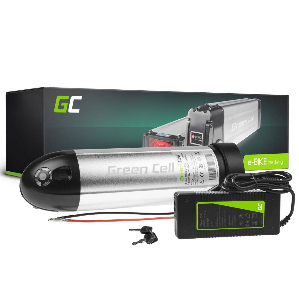 Bateria P/ E-Bike 36V 12Ah C/ Carregador GREEN CELL - (EBIKE27STD)