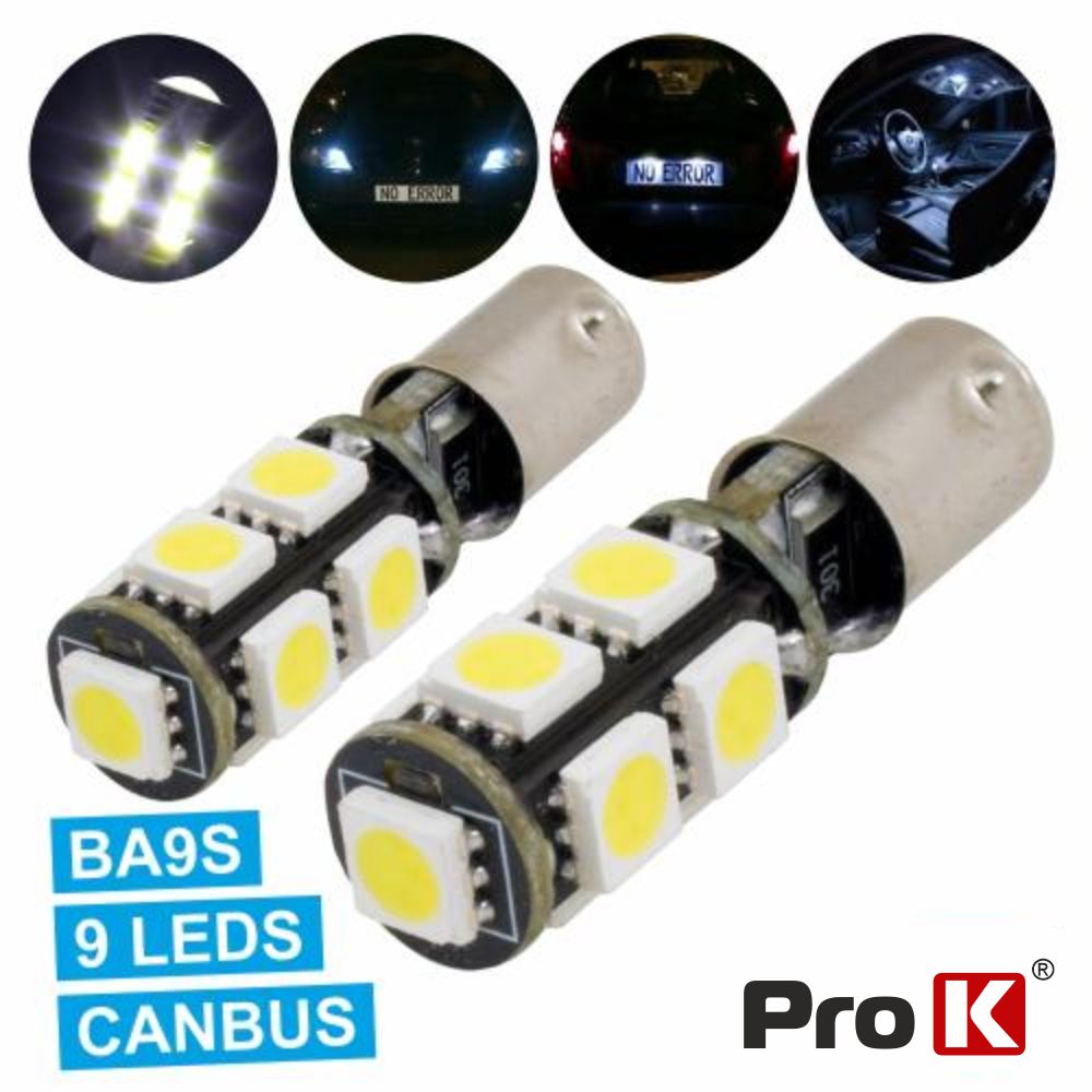 Lâmpada P/ Automóvel E4 12V 4 LED Branco Canbus 1x PROK - (LLCB04/2A)